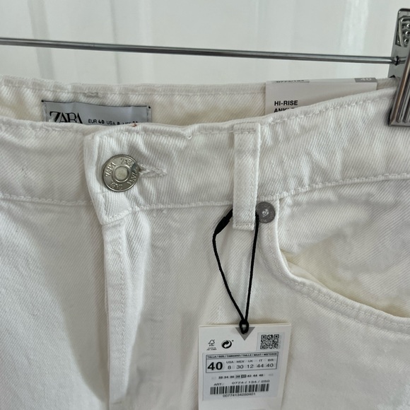 Brand new with tags Zara straight leg button up US 8 EU 40 0774/134/250 - Picture 5 of 5